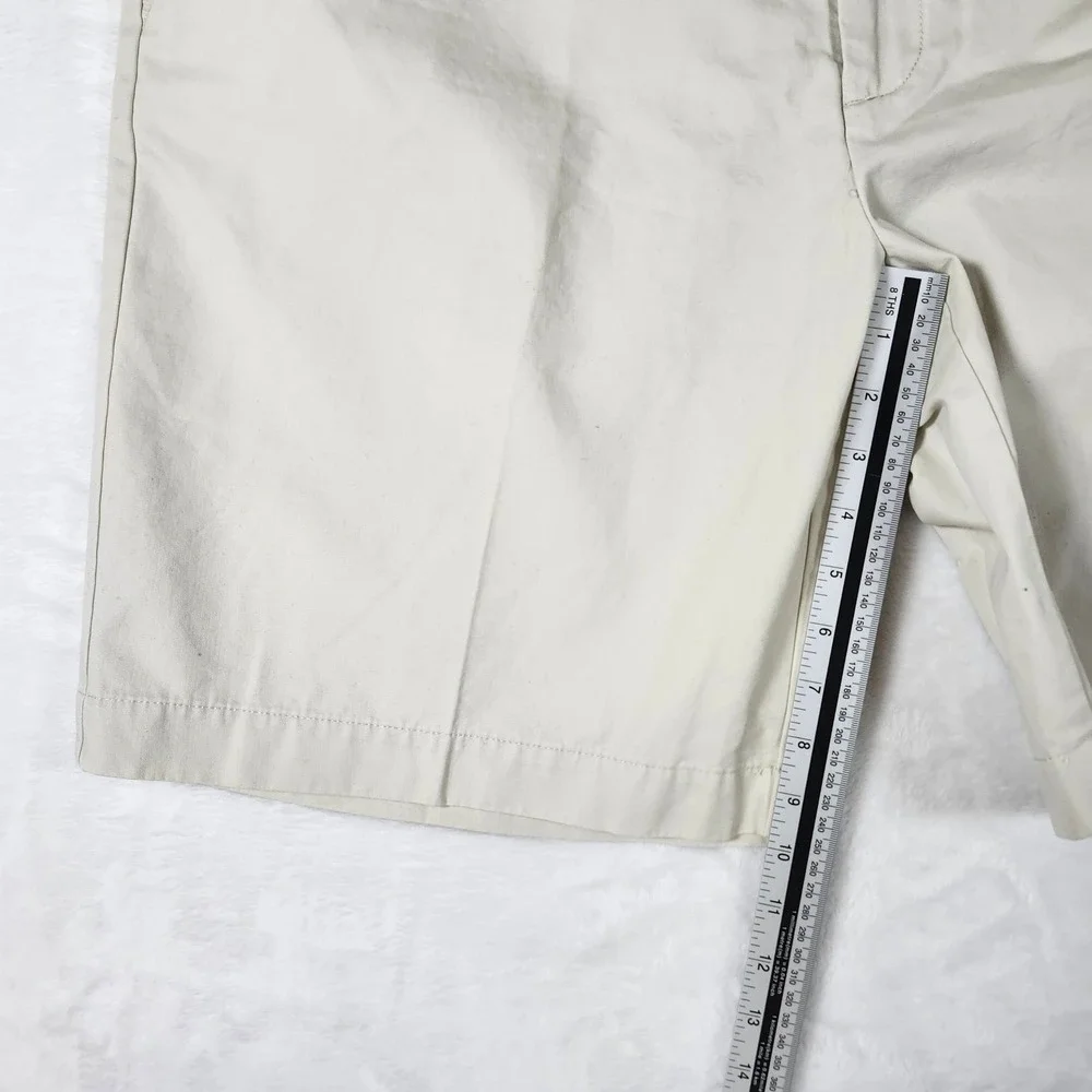 Alex Cannon Shorts Men 38 Stone New NWT Classics Flat Front‎ Cotton Blend